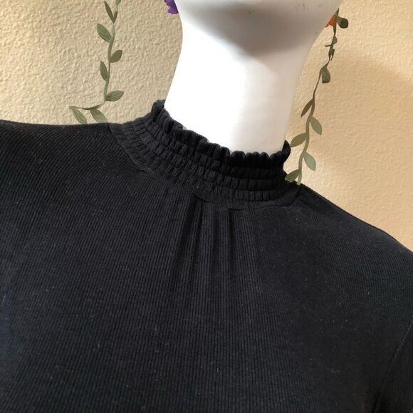 One One Six Ruched Neck Sleeve Short Dress Sz Lg - Picture 3 of 11